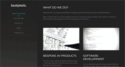 Desktop Screenshot of beatpixels.com